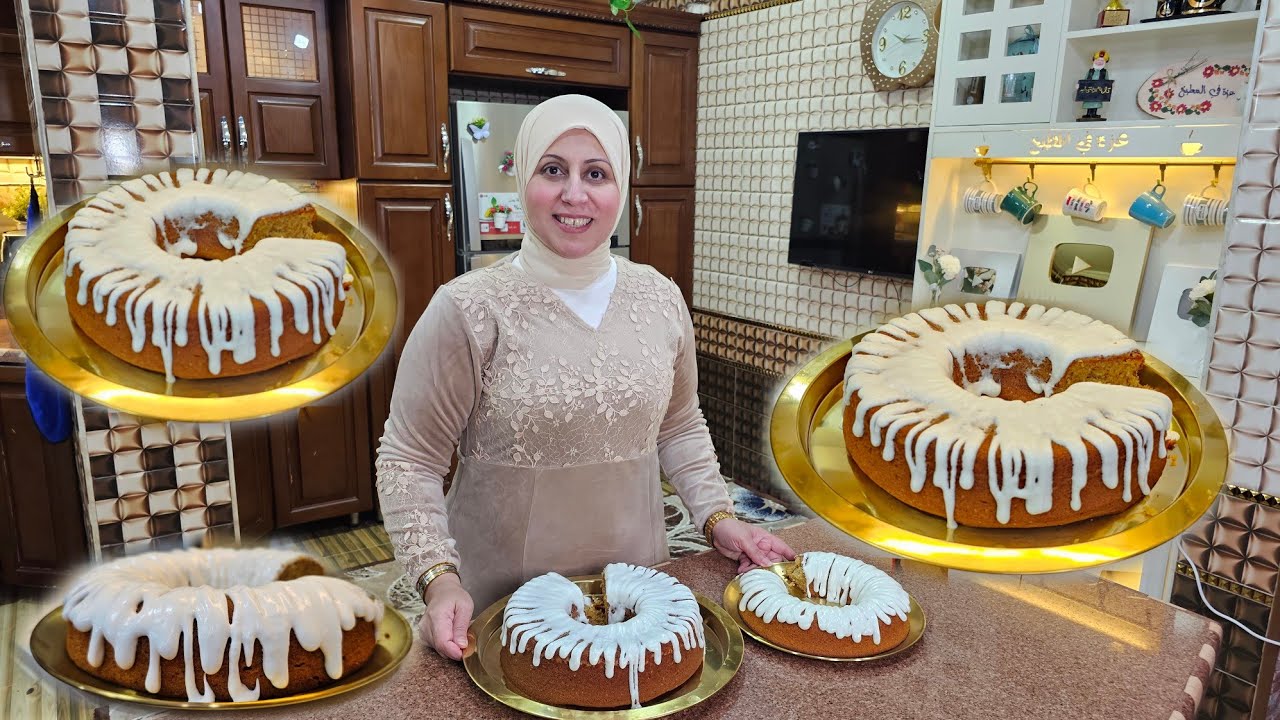 لأول مرة بعملها وندمت اني معملتهاش من زمان اجمل من ما كنت اتوقع 🥰 #كيكة_البطاطا_الهشه