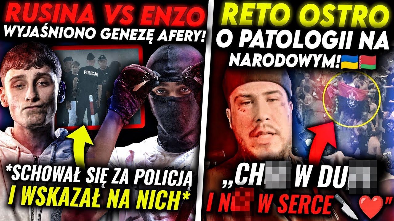 ENZO KONTRA RUSINA - SZCZEGÓŁY! RETO NIE MILCZY PO AFERZE NA NARODOWYM!