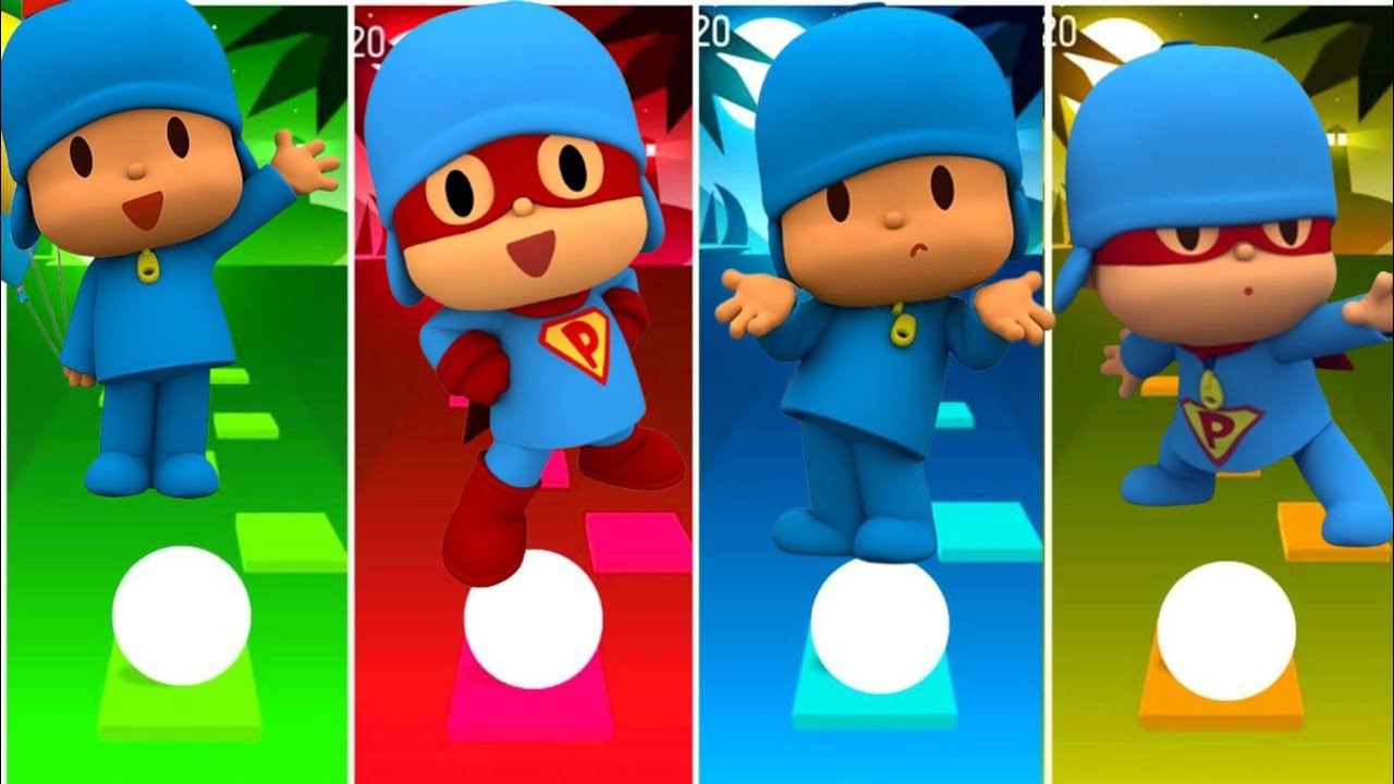 Pocoyo cover vs Pocoyo vs pocoyo cover vs Pocoyo Tilse hop Edm rush game. 