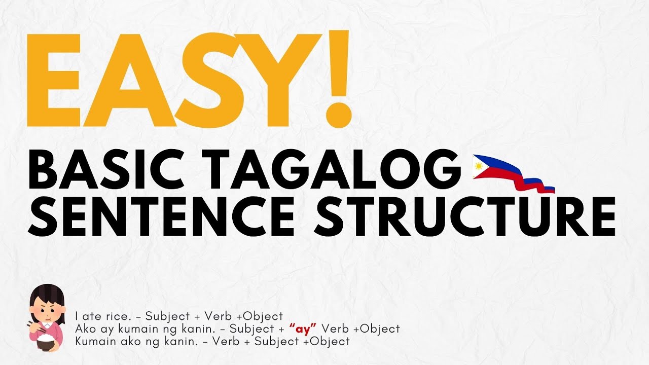 Let&rsquo;s Fix Your Filipino Sentence Structure! | Tagalog for Beginners