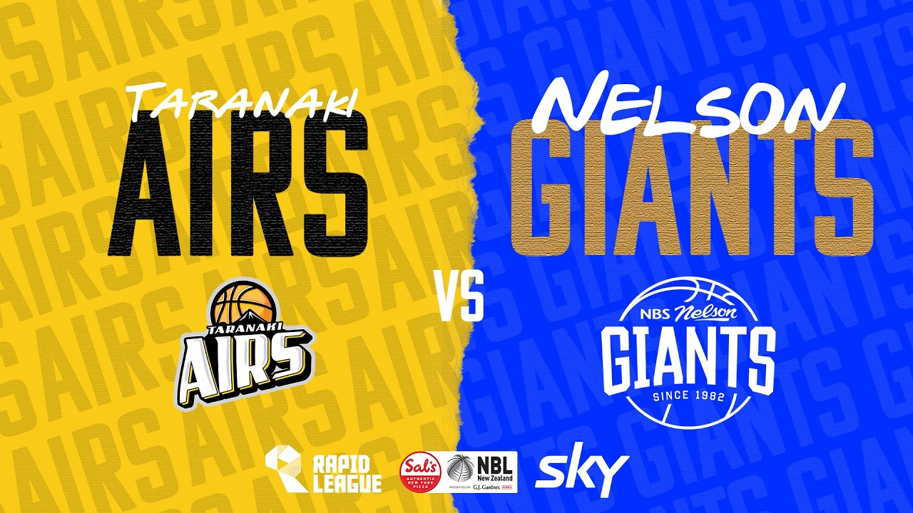 Taranaki Airs v Nelson Giants | Full Basketball Game&nbsp;| @SalsNBL 2026