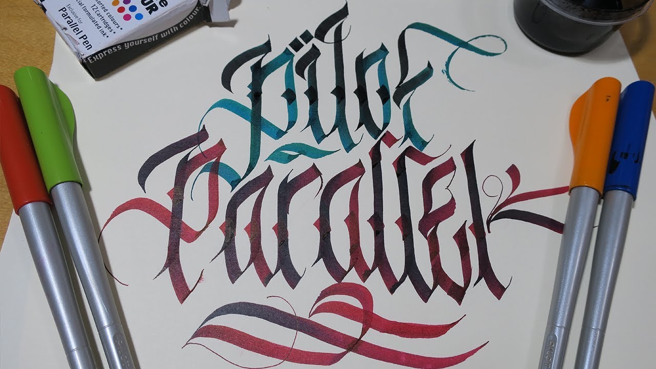 Best Tool for Learning Blackletter Calligraphy - Pilot Parallel Review