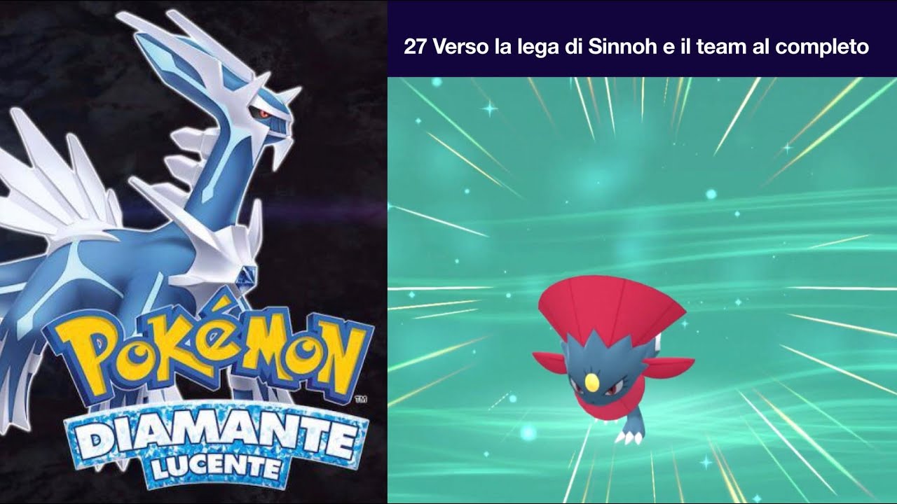 Pokemon Diamante Lucente 27 Verso la lega di Sinnoh e team al completo