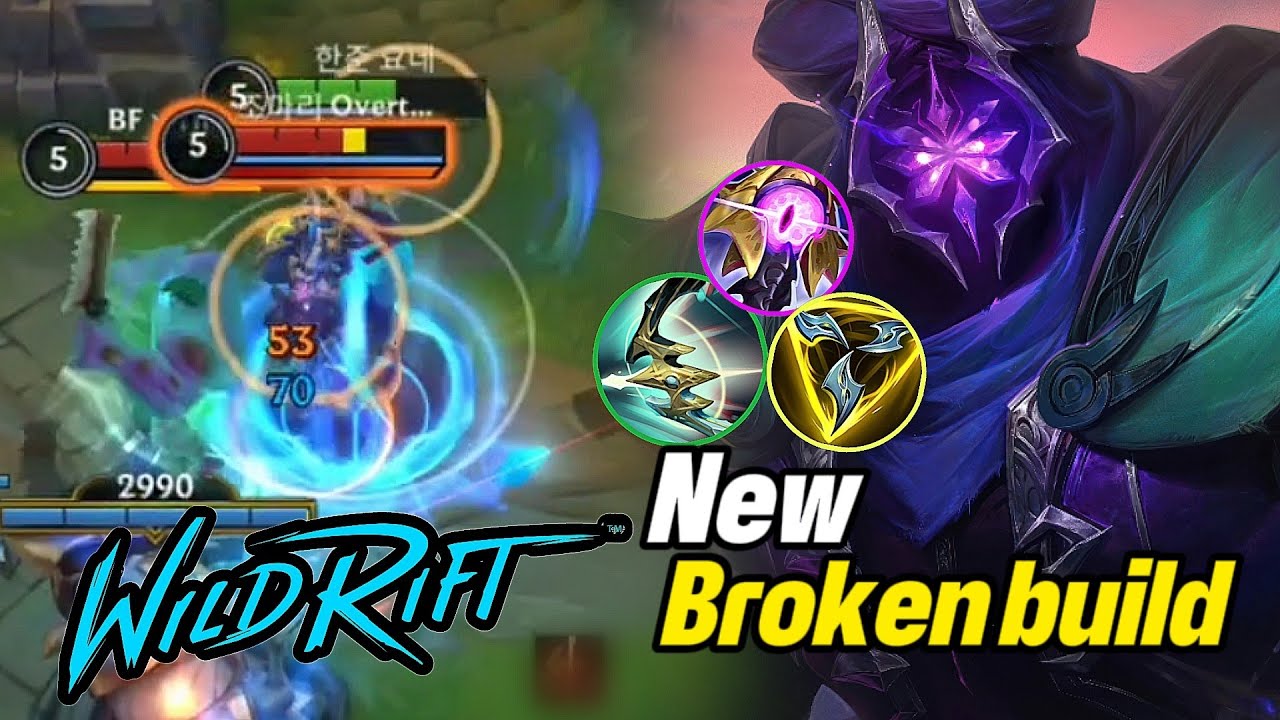 Wild Rift new broken build jax- jax vs mundo and Urgot baron lane season 13