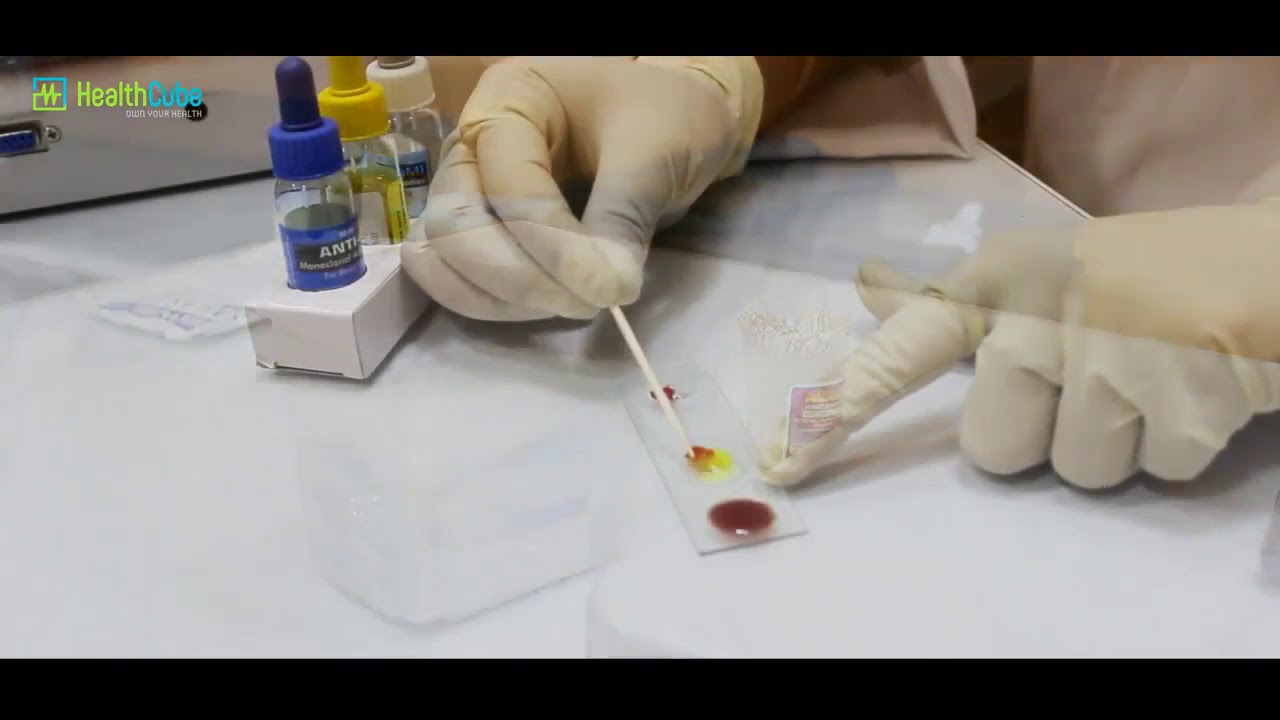 How to do Blood Grouping test with HealthCube