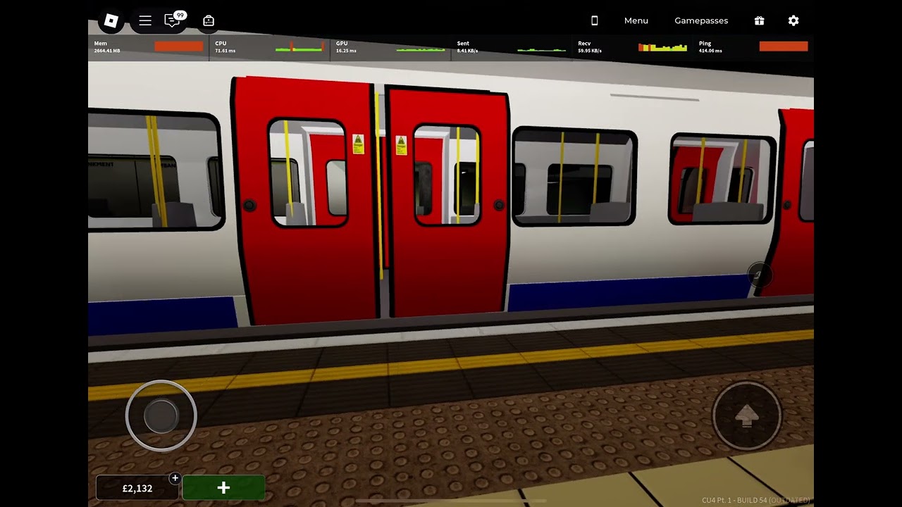 Full journey on Bakerloo & District lines from Piccadilly Circus to St James’s Park London Roblox