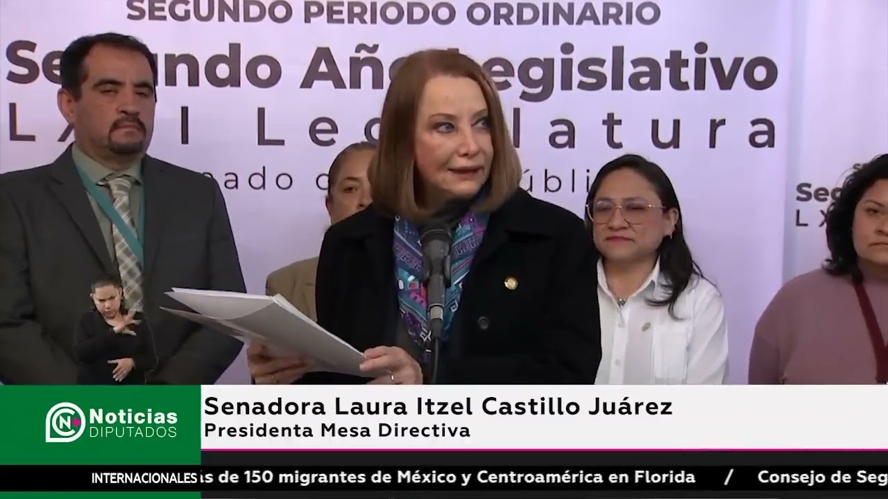 Migrantes entregan al Senado propuestas electorales 04/02/26