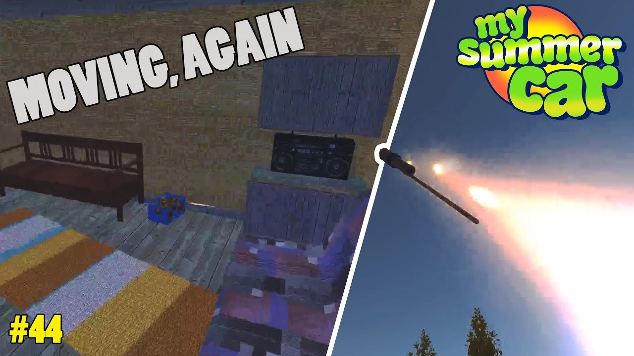 Moving Into the New Cabin - Fireworks! | My Summer Car