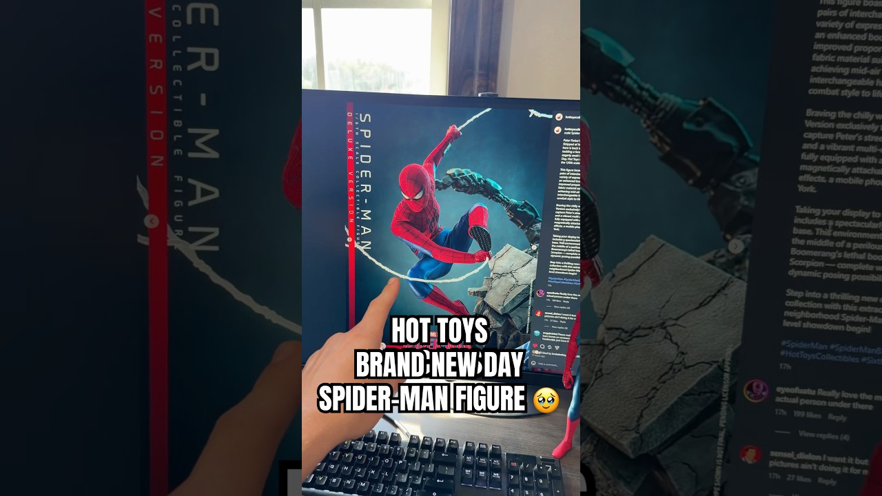 ПРЕВЬЮ ФИГУРКИ SPIDER-MAN &laquo;BRAND NEW DAY&raquo; ОТ HOT TOYS 🥹🙏