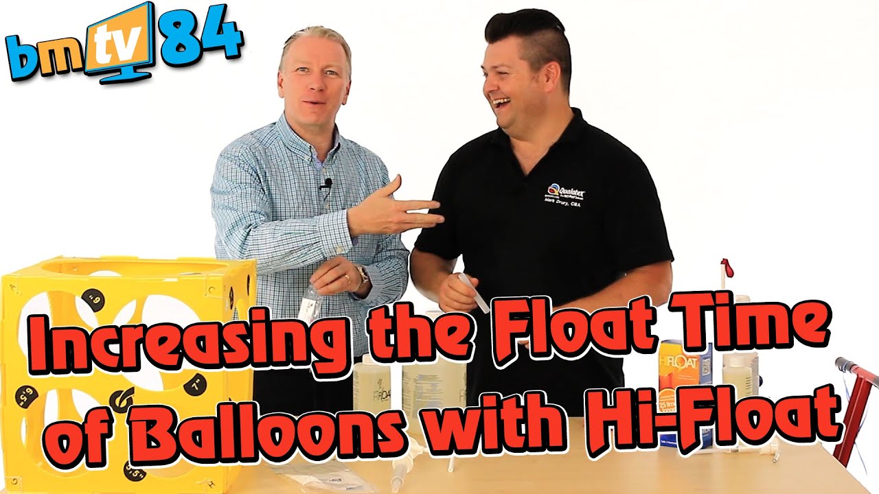 Increasing the Float Time of Balloons with Hi-Float: With Mark Drury from Qualatex - BMTV 84