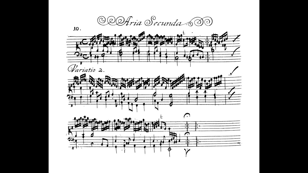 Johann Pachelbel - Aria and Variations in E Minor for Organ, P.194 (1699) [Score-Video]