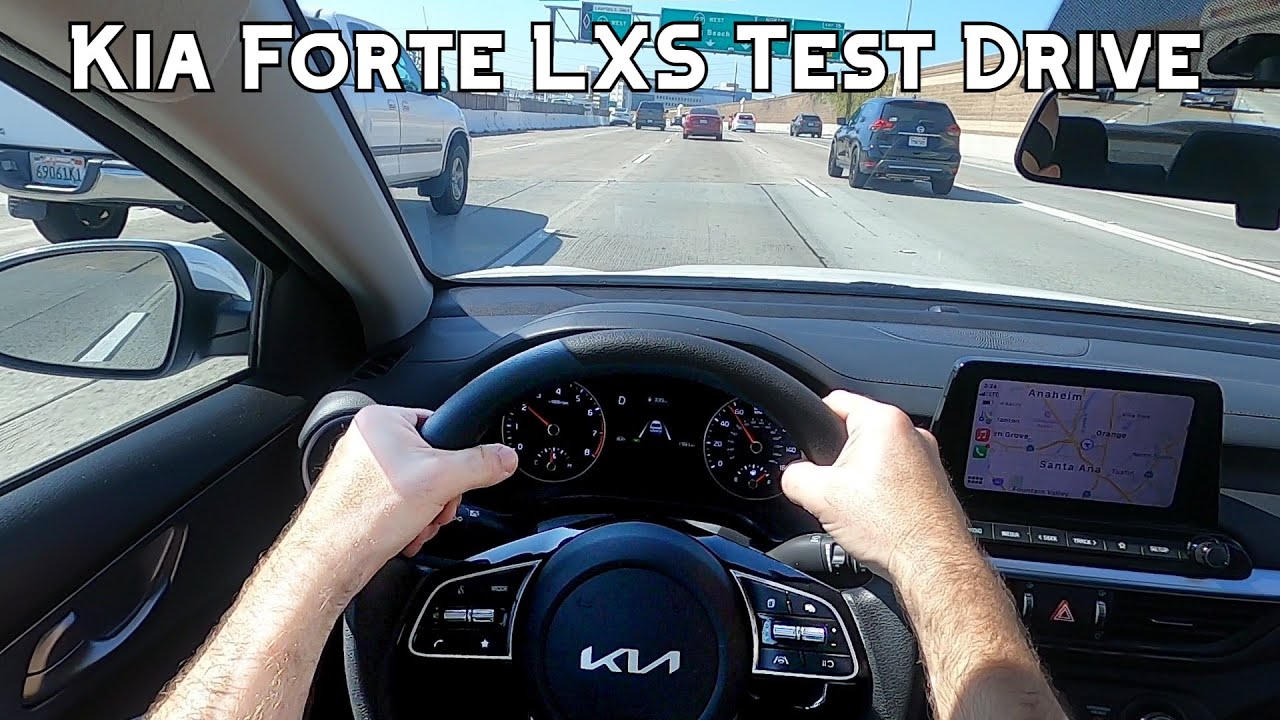 2023 Kia Forte LXS POV Freeway Test Drive