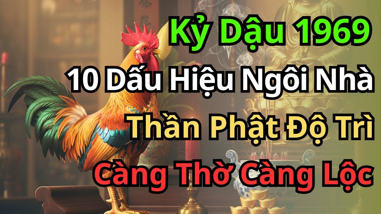 Kỷ Dậu 1969 Có 10 Dấu Hiệu Này: Nhà Có Thần Phật Ngự Trị, Càng Ở Càng Giàu!