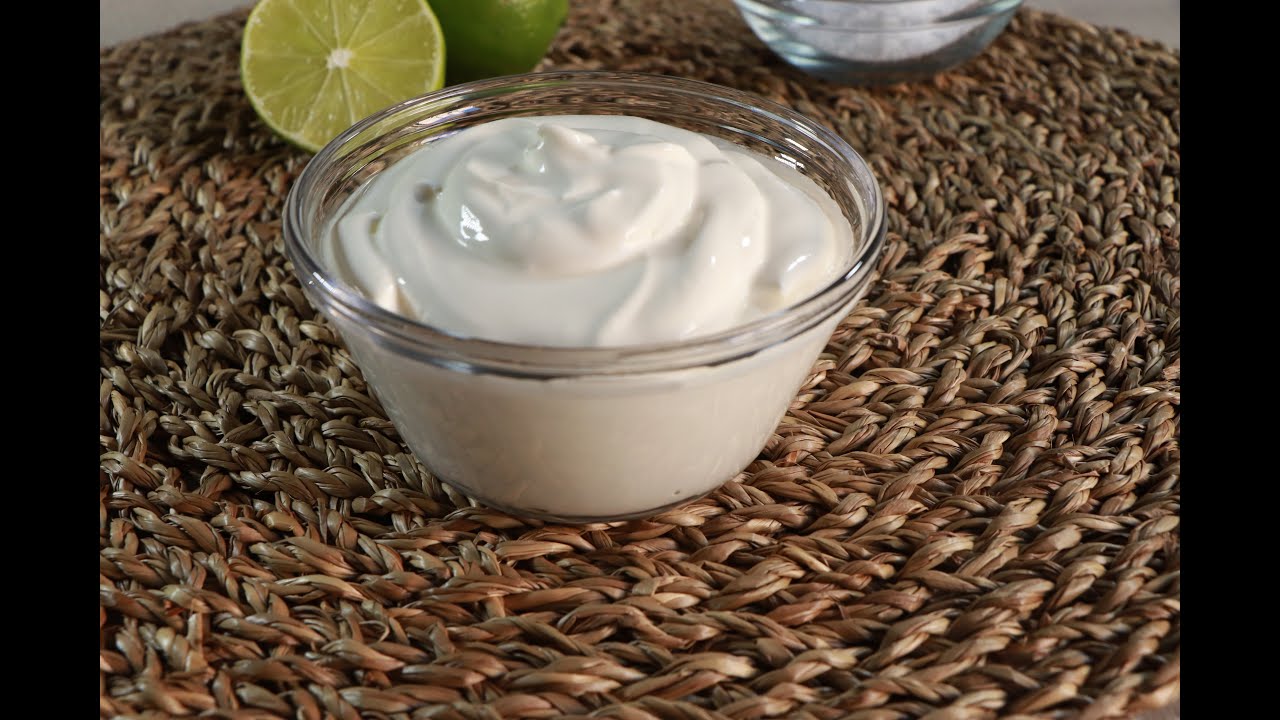 Como hacer Sour Cream o Crema Agria casero