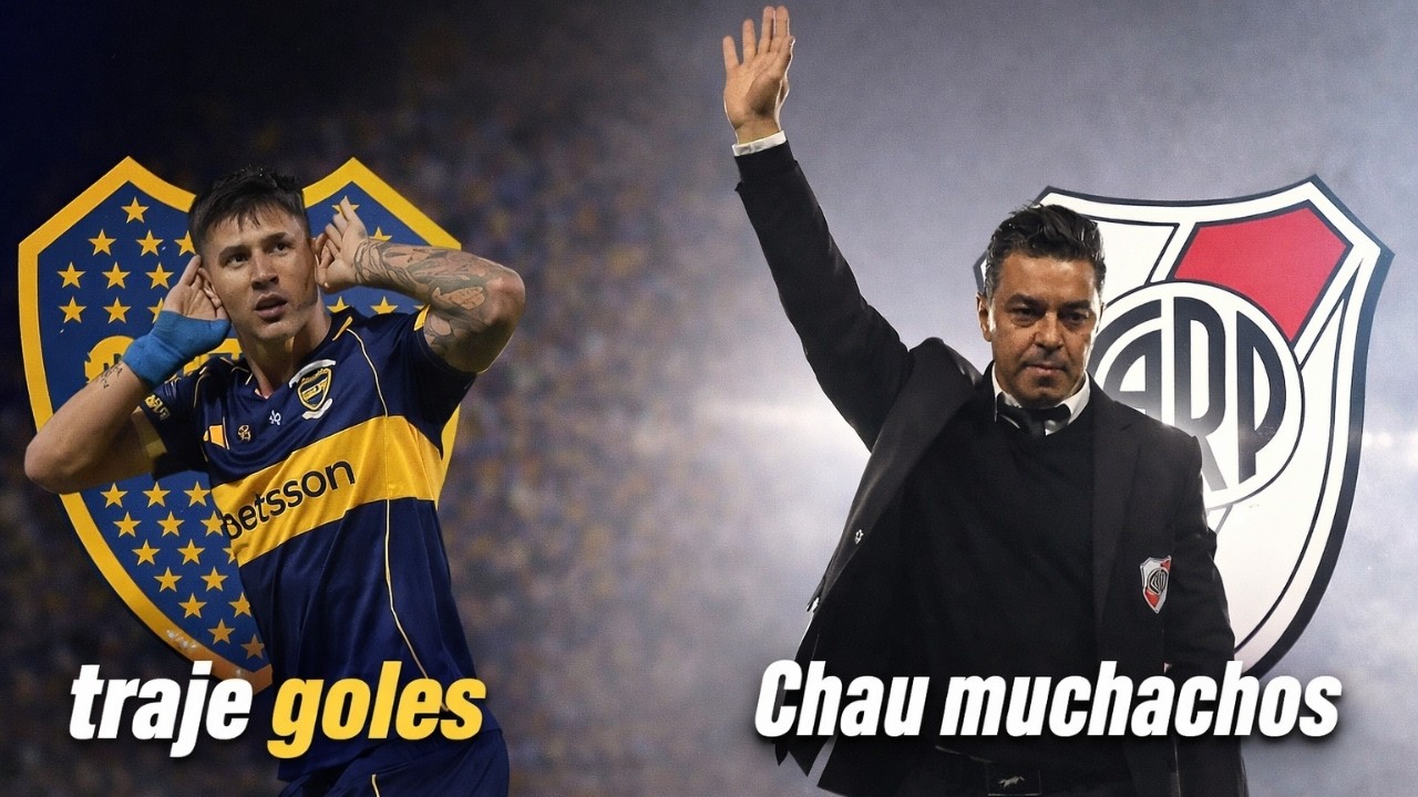 LLEGARON LOS GOLES A BOCA MIENTRAS GALLARDO SE DESPIDE DE RIVER