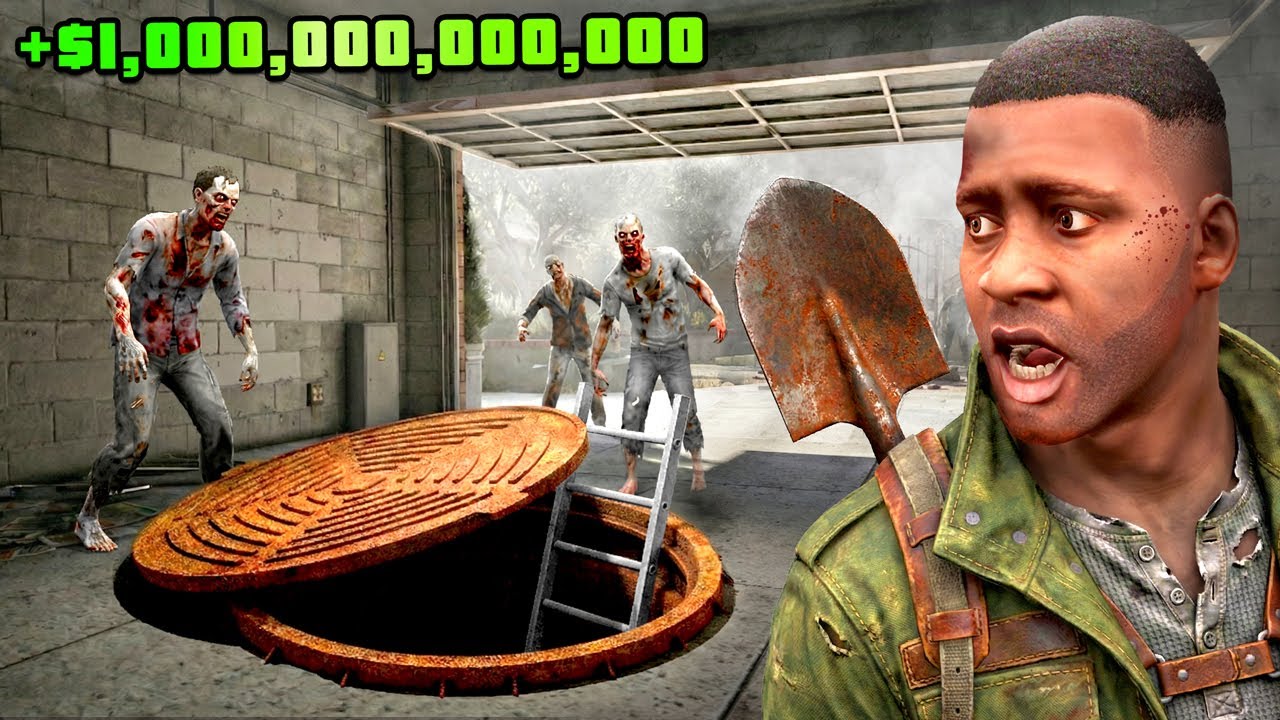 TRILLIONAIRE BUNKER in a ZOMBIE Outbreak! (GTA 5)