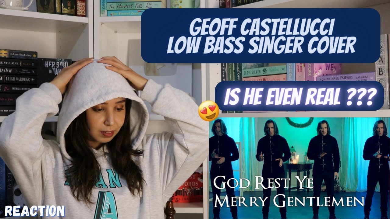 GEOFF CASTELLUCCI  - God Rest Ye Merry Gentlemen |REACTION  (Low Bass Singer Cover) WOW!!
