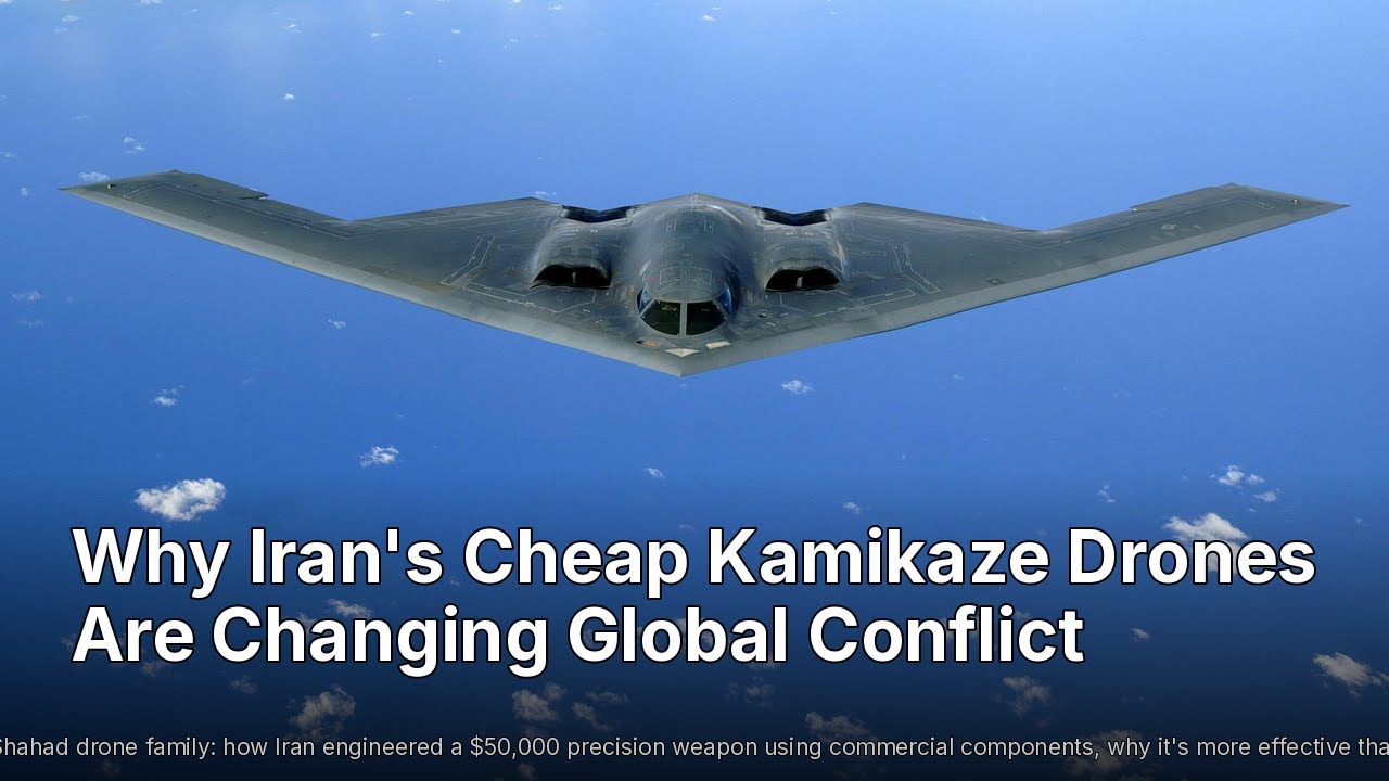 Why Iran's Cheap Kamikaze Drones Are Changing Global Conflict