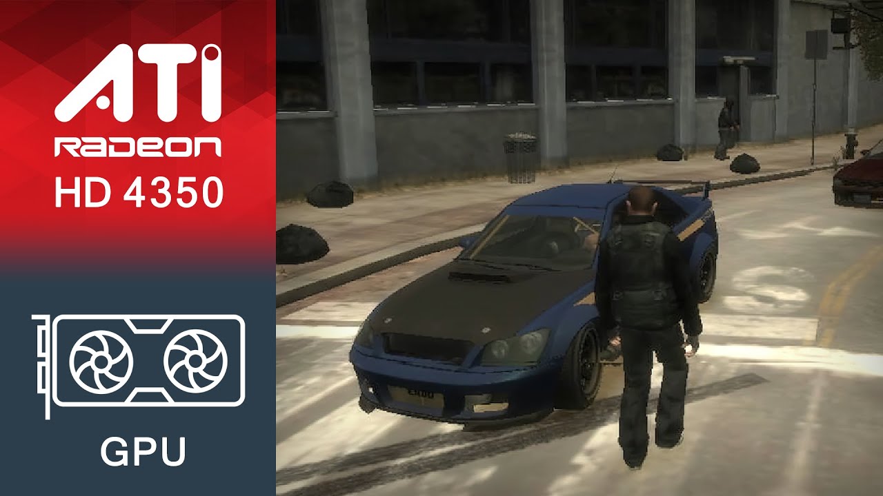 Grand Theft Auto 4 Gameplay ATI Radeon HD 4350