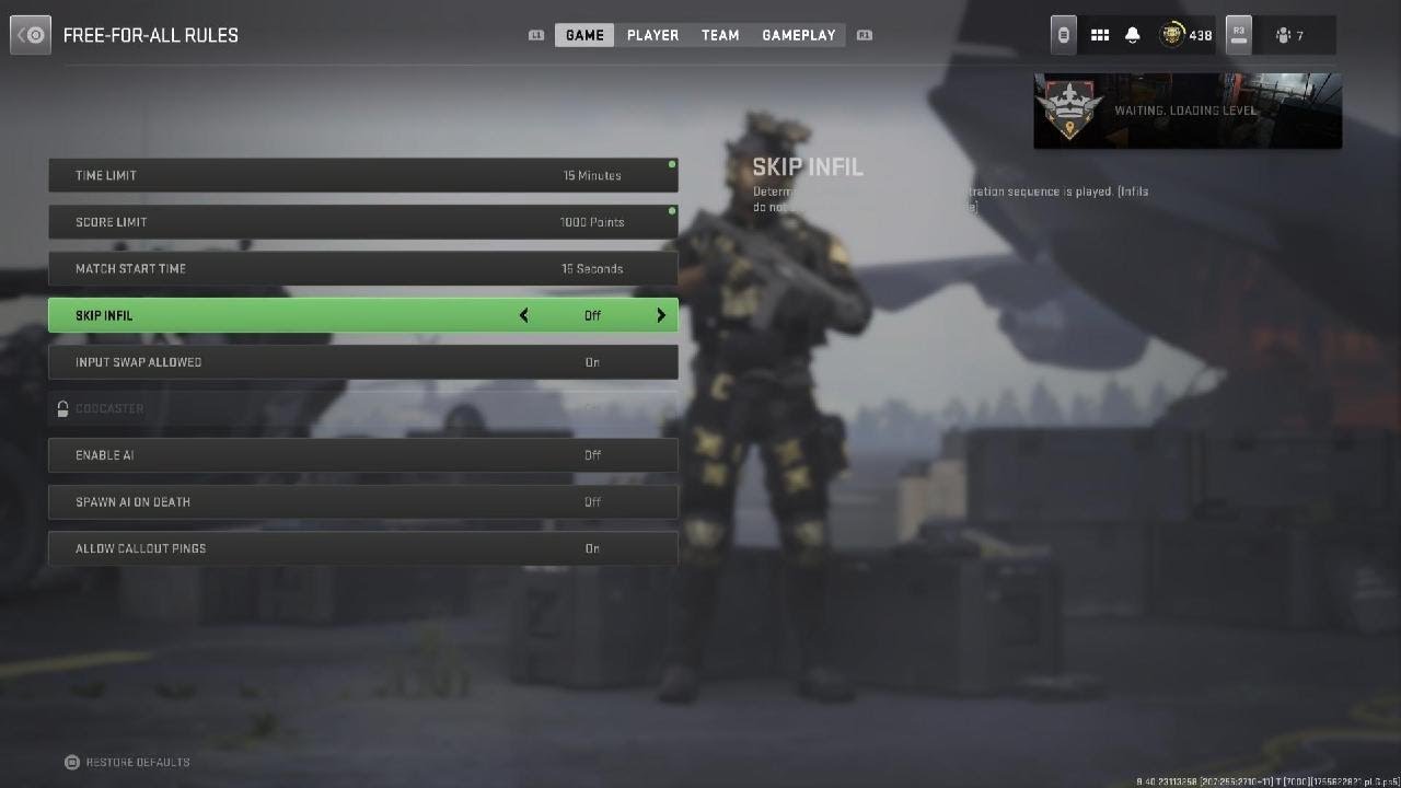 Call of Duty Modern Warfare 2 A drill, testing guns