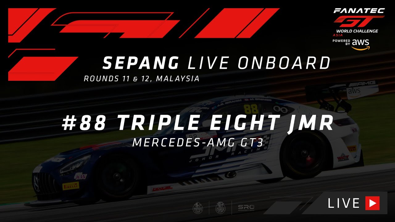 LIVE | Onboard #88 | Qualifying | Sepang | Fanatec GT World Challenge Asia 2023