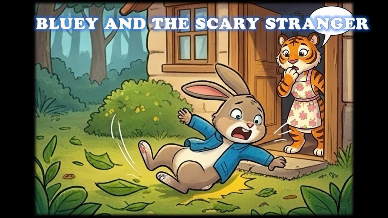 Блюи и Страшный Незнакомец 🐰Сказки на ночь для детей