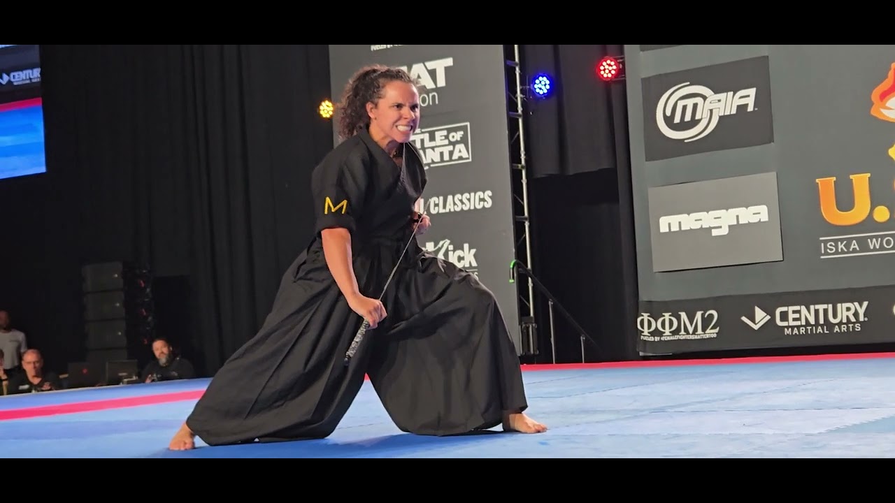 Haley Glass Traditional Style Katana Kata at 2025 U S Open World Martial Arts Championships