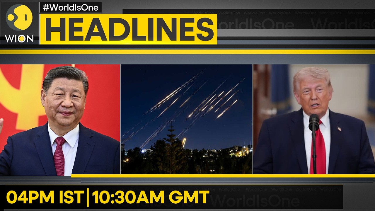 US-Iran War: Iran Fires Fresh Missiles At Israel | Trump: US Nearing Victory In War | WION Headlines