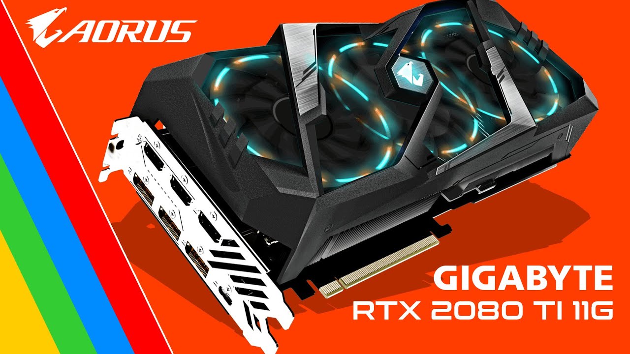 Placa de Video AORUS GIGABYTE RTX 2080 ti 11GB