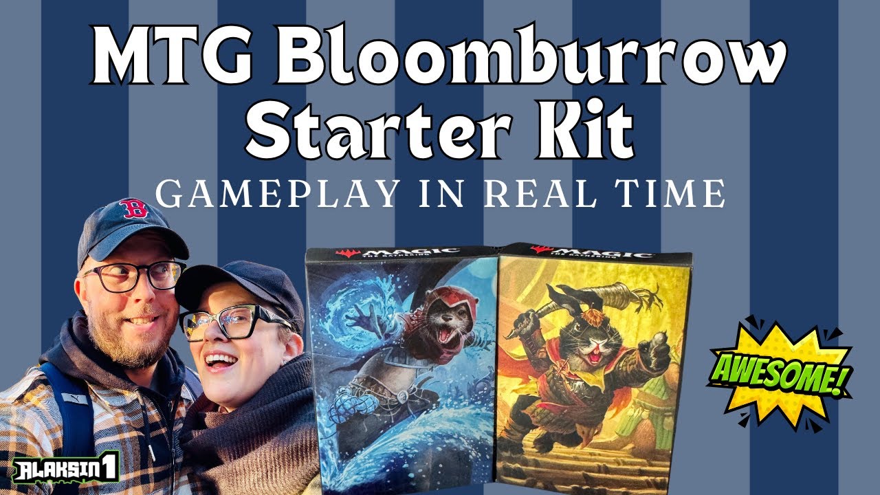 MTG Bloomburrow Starter Kit: Gameplay in real time