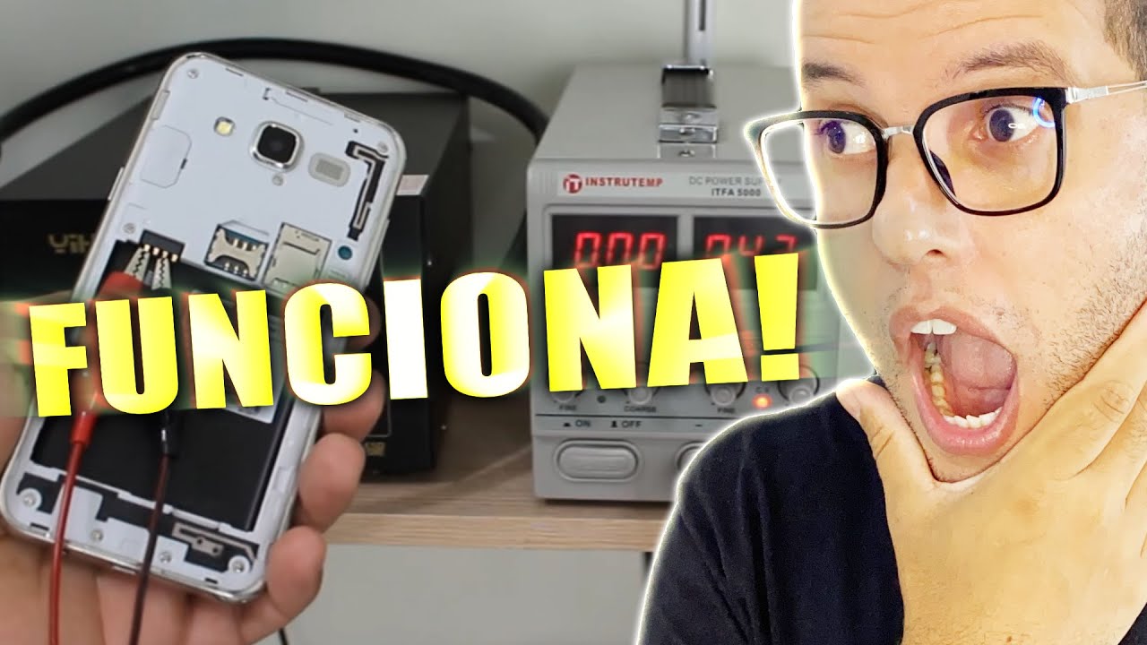 COMO LIGAR CELULAR NA FONTE DE BANCADA