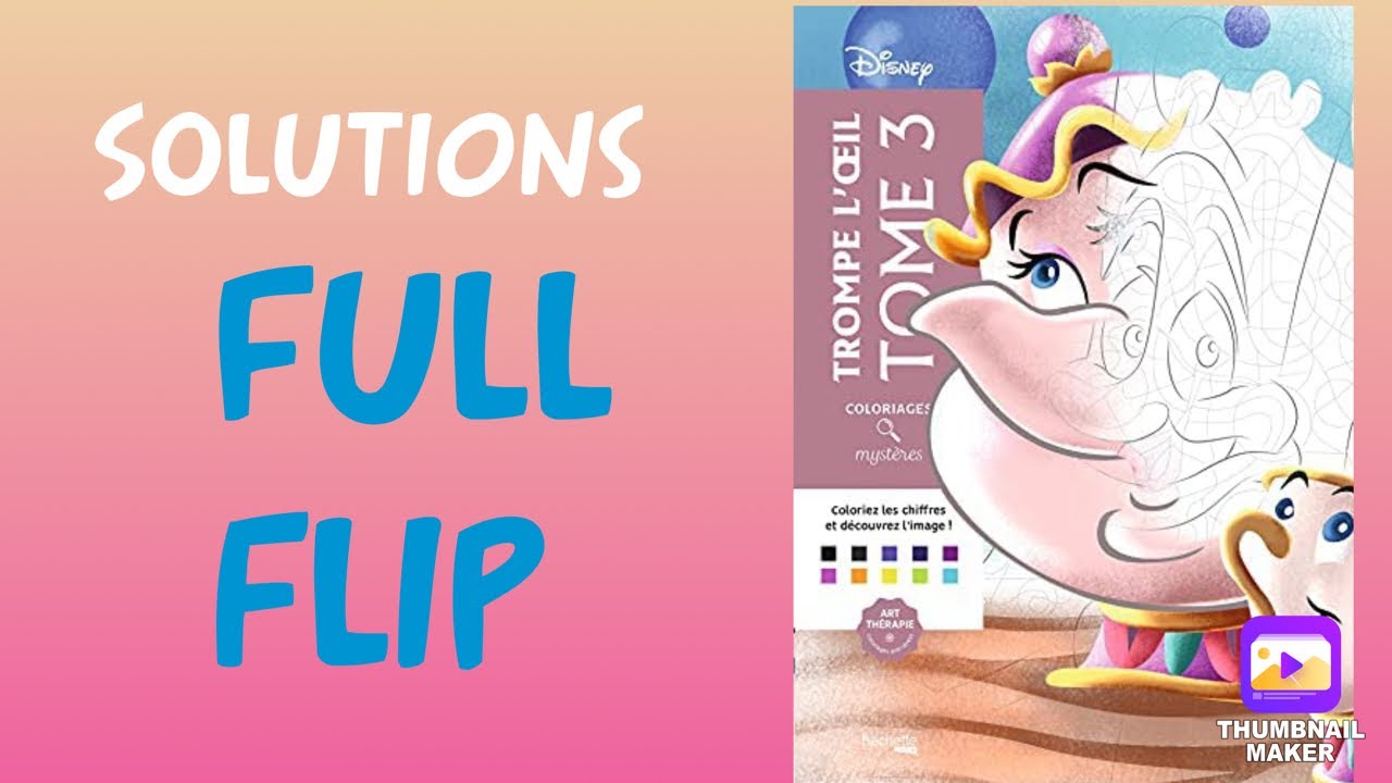 NEW Full Flip: Hachette Heroes Disney Trompe L'Oeil Tome 3
