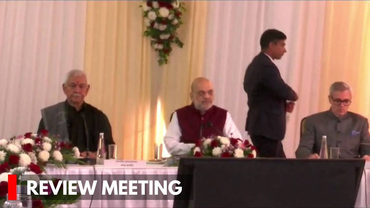 Home Minister Reviews Progress Of Development Projects In J&K