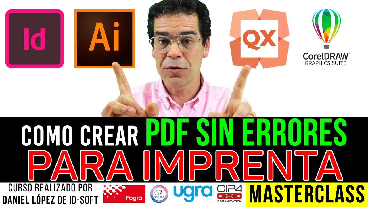 ARTE FINAL para IMPRENTA SIN ERRORES con #PDF/X con #ADOBE INDESIGN, ILLUSTRATOR, Corel