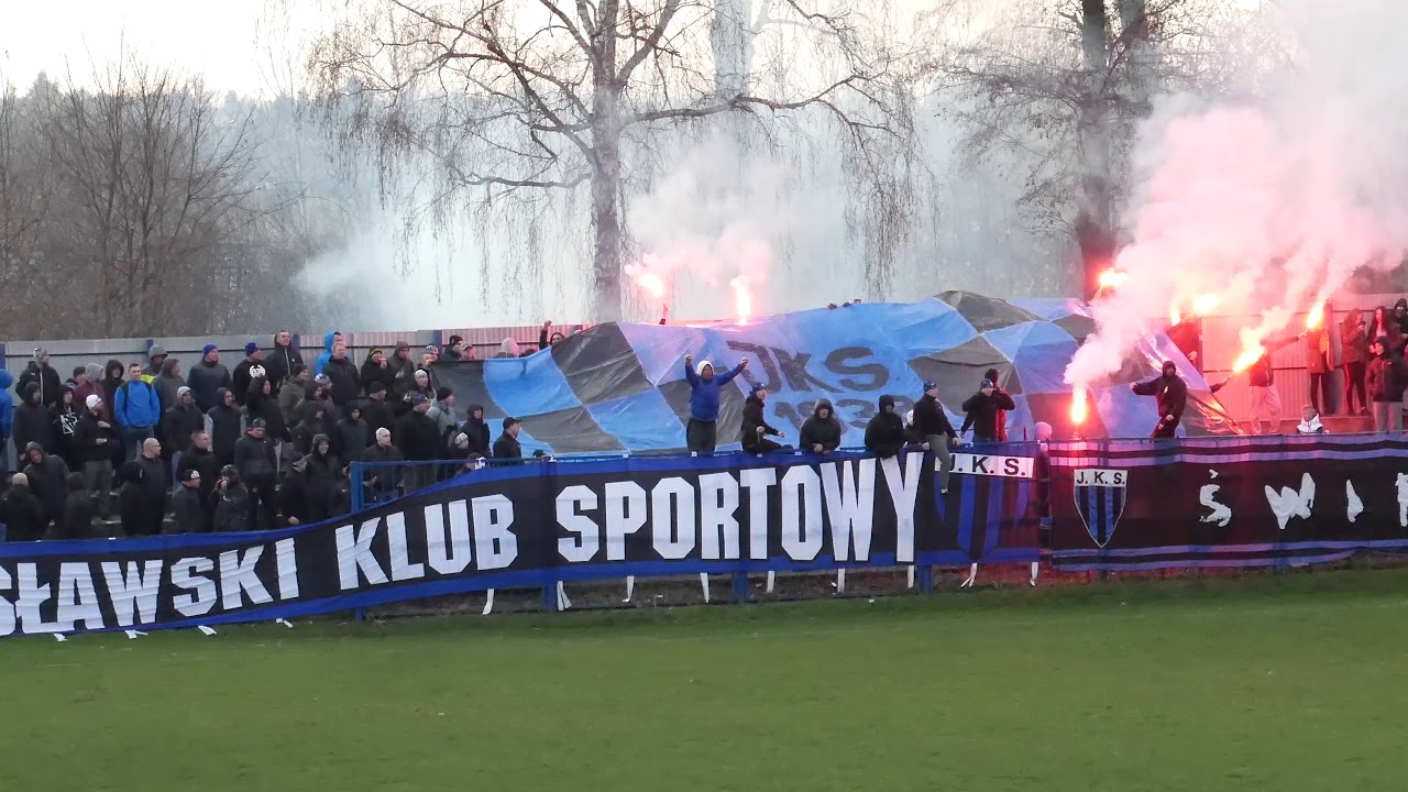 Kibice na meczu JKS JAROSŁAW - POLONIA PRZEMYŚL (17.11.18)