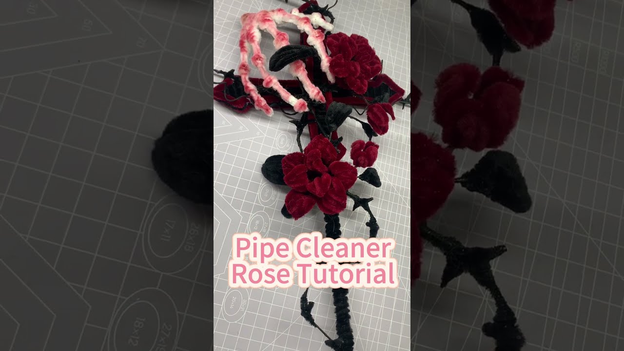 Tutorial for Pipe Cleaner Roses is here!🌹