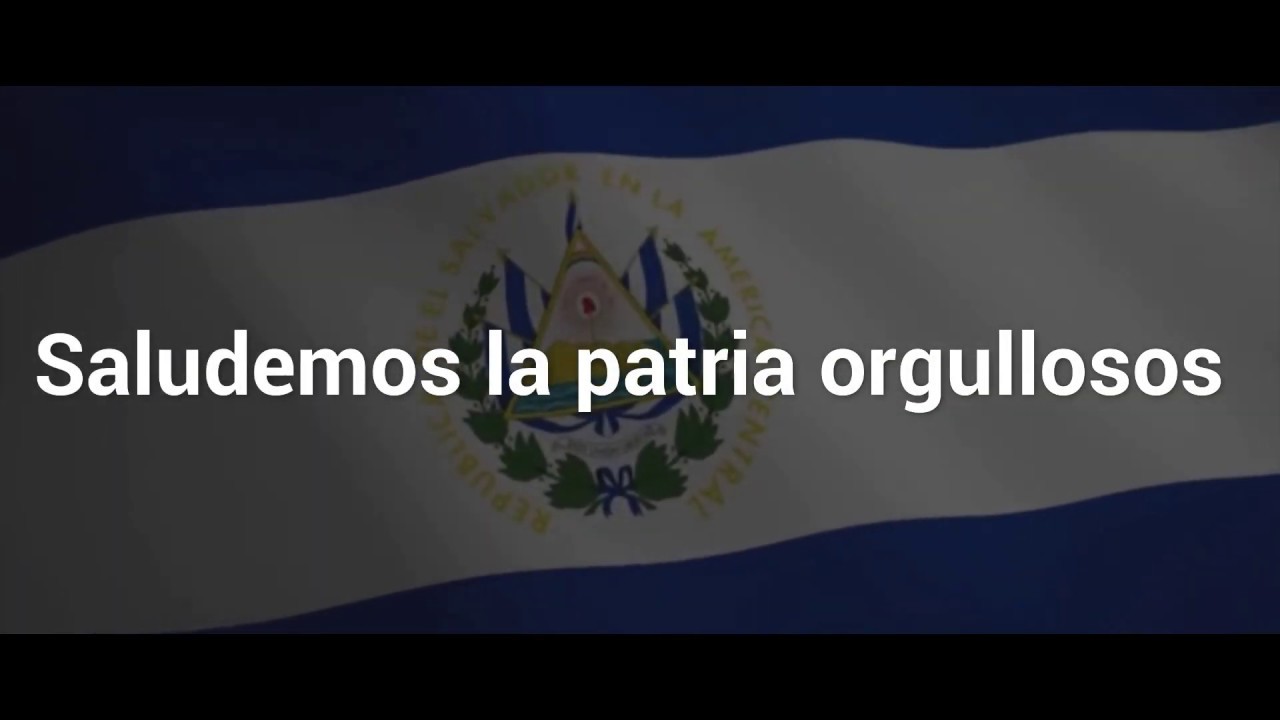Himno nacional de El Salvador - Letra