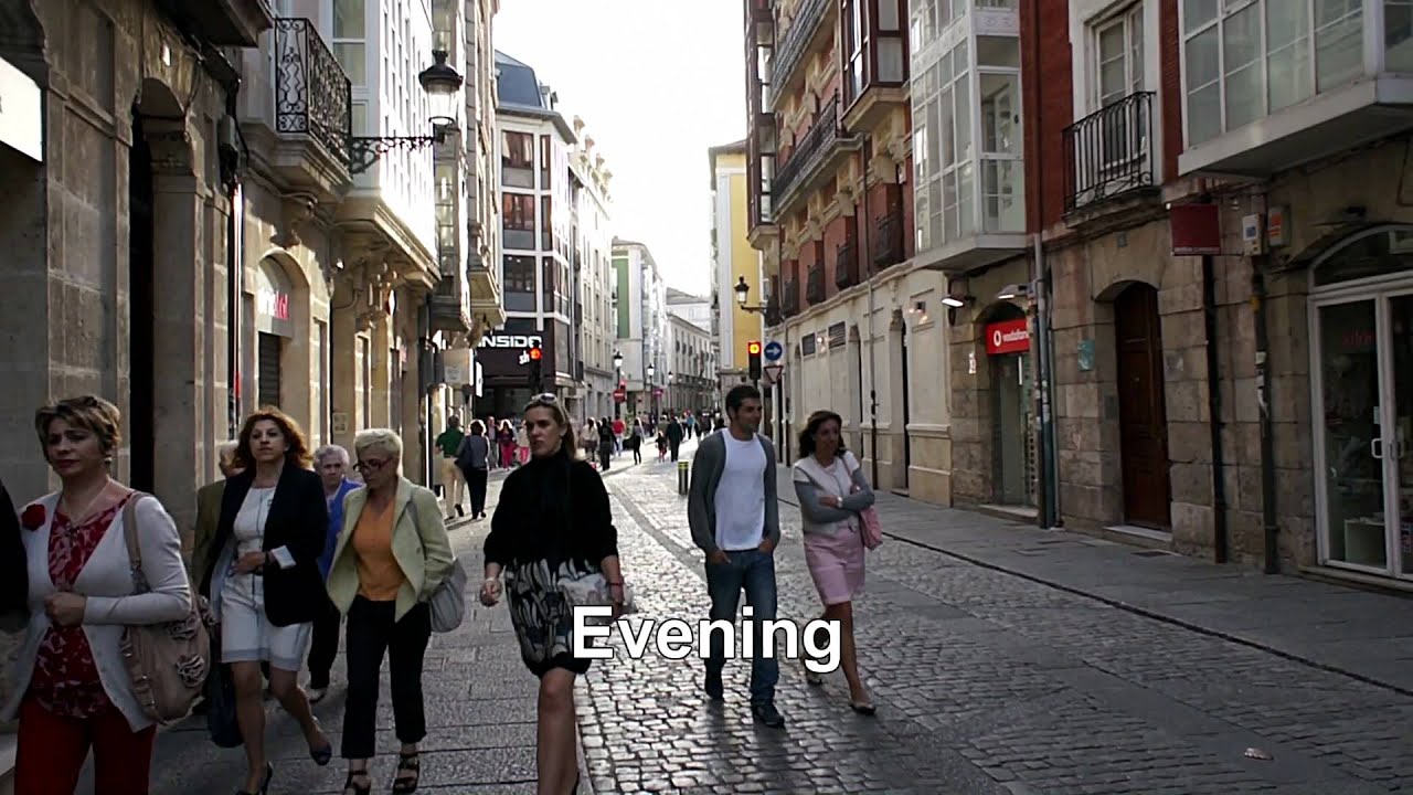 Burgos, Spain: A Virtual Day in the Pedestrian Precinct