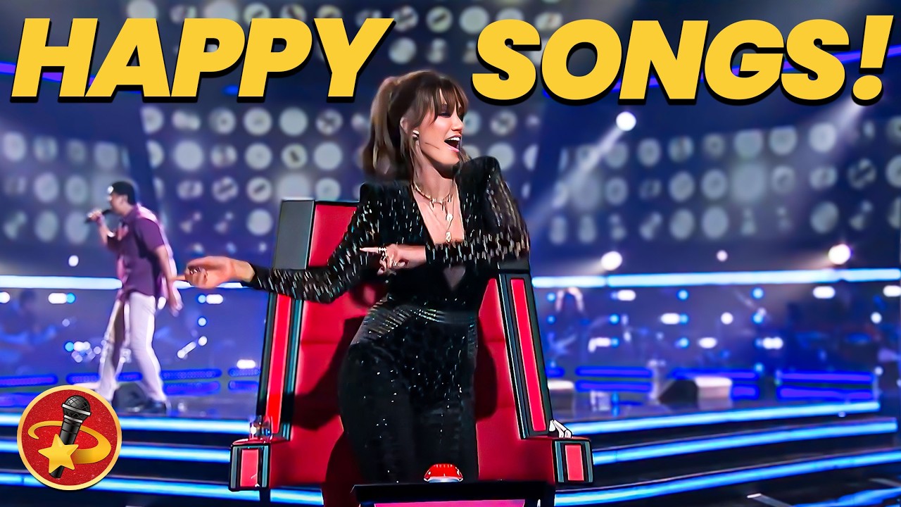 1 Hour of HAPPY Songs on The Voice 🎶 NONSTOP Hits to Make You Smile