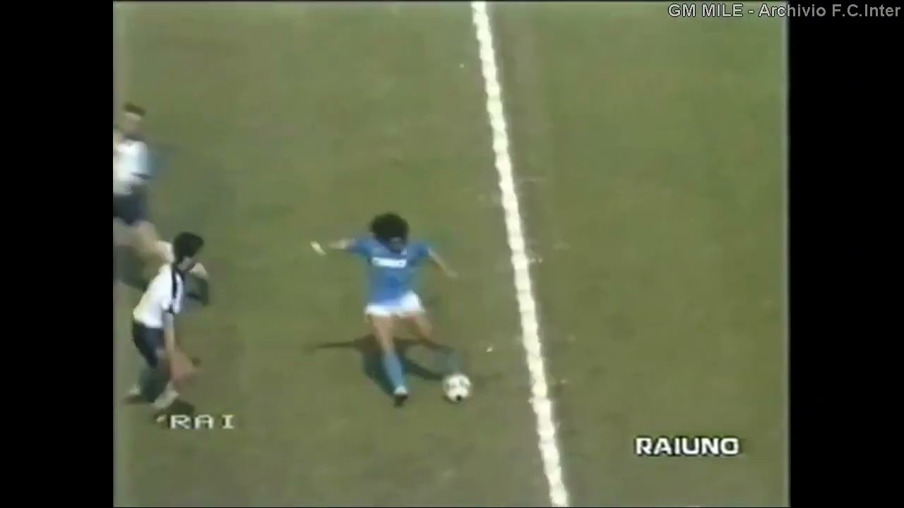 maradona vs inter 84/85 (21-04-1985) All touches & actions