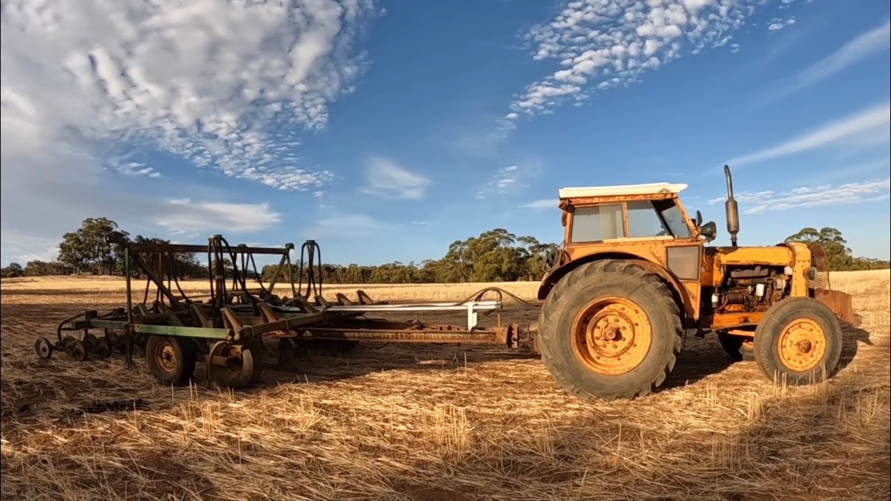 Maintenance on our seeder bar