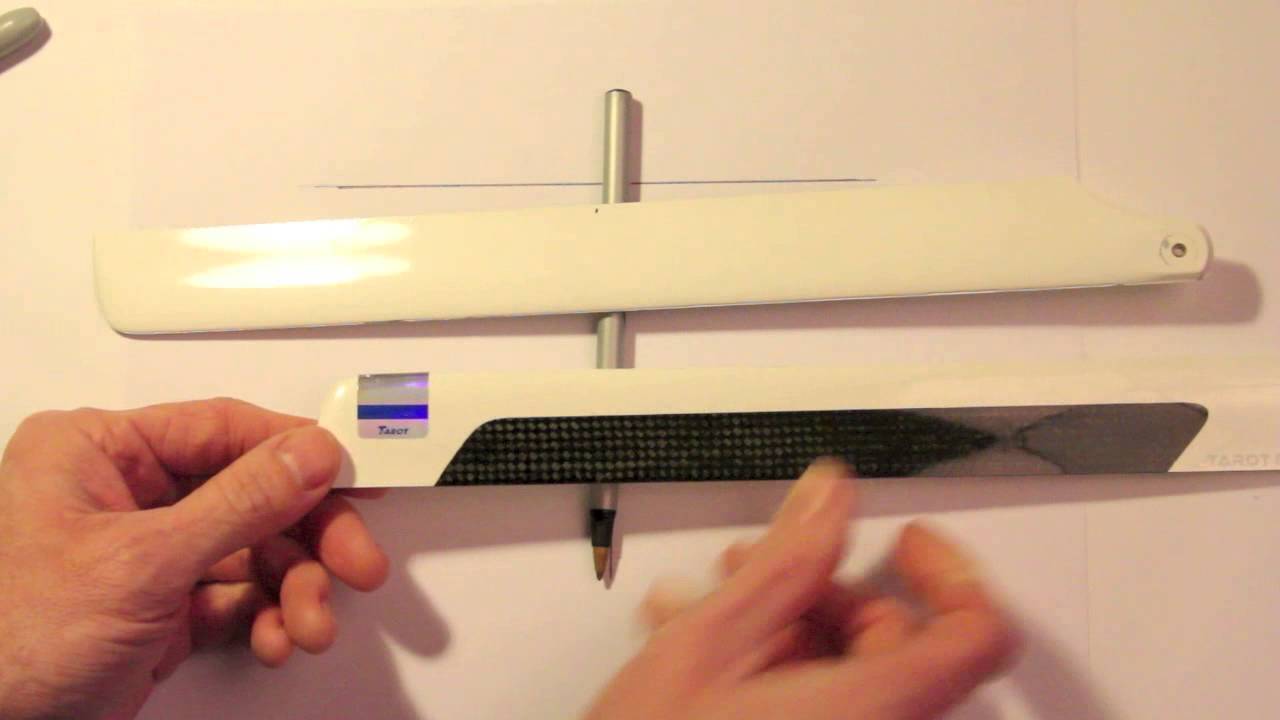 29 : Tarot 450 Pro V2 Build : Blade Center of Gravity & Balancing