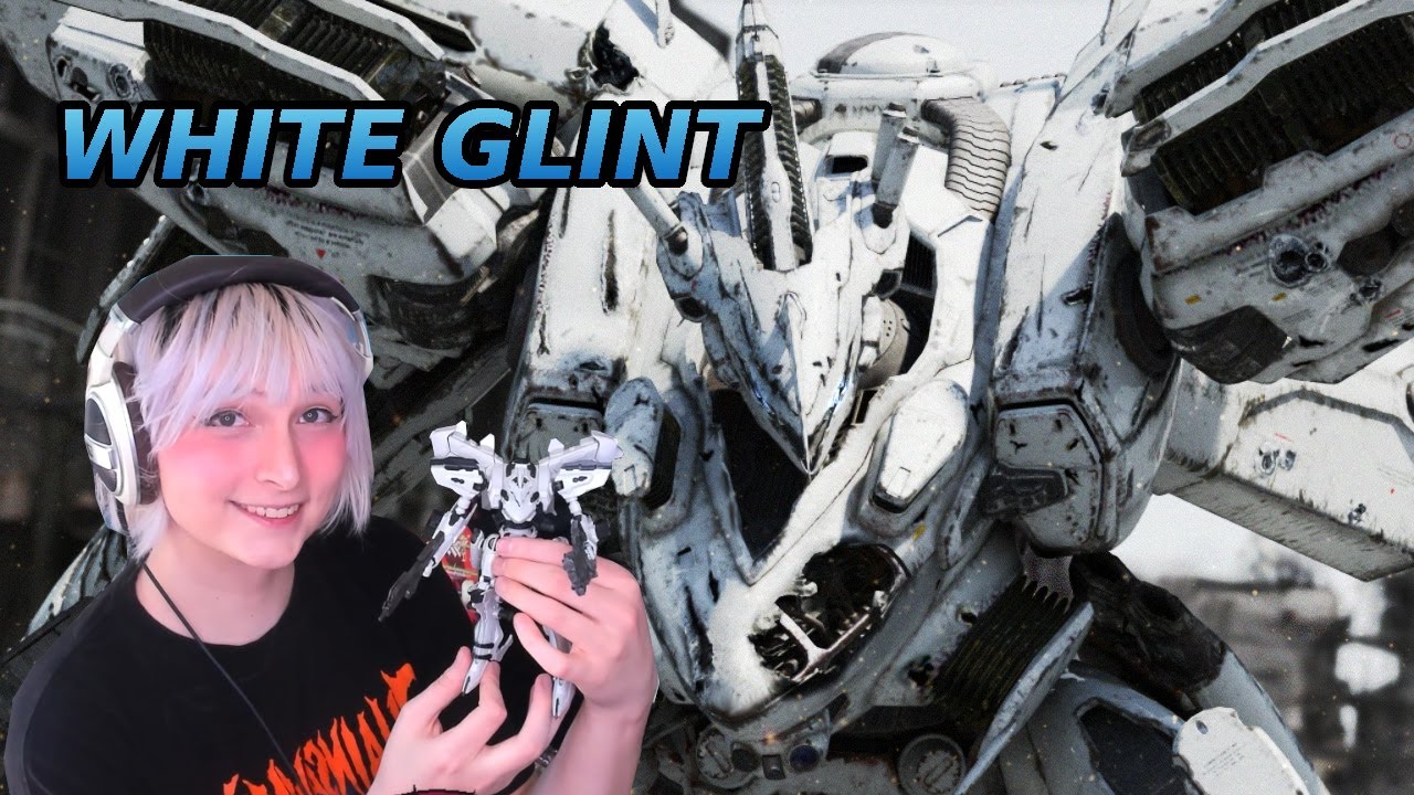 Armored Core Model Kit Kotobukiya White Glint (Reprint) - Build and Review