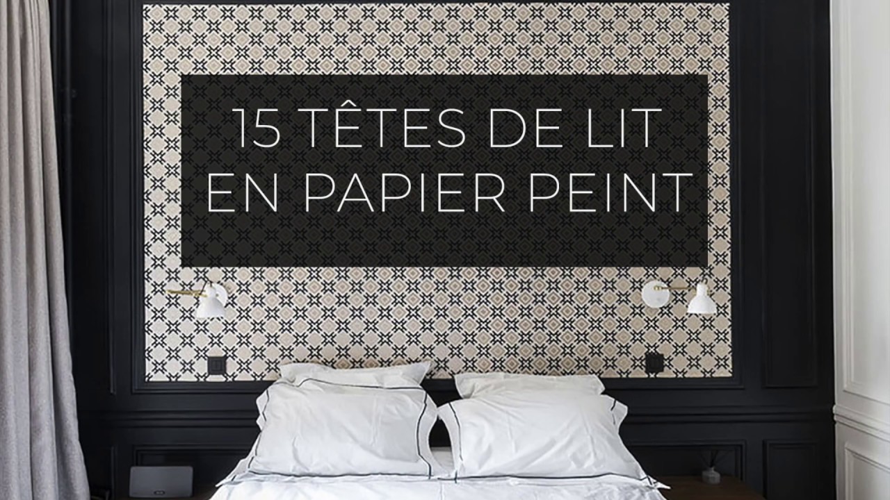 15 t&ecirc;tes de lit en papier peint pour une chambre r&eacute;alis&eacute;es par des architectes d'int&eacute;rieur