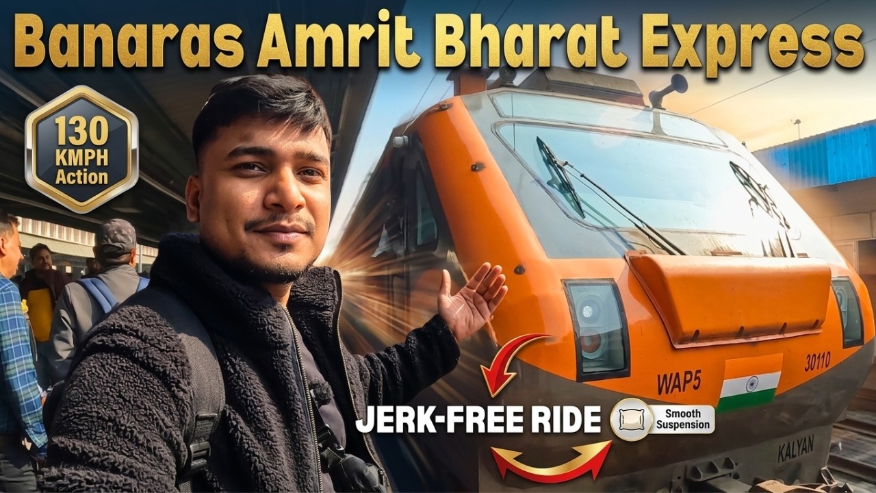 India’s FASTEST Amrit Bharat? 🇮🇳 Banaras to Sealdah Journey (22588) | Sleeper Class Experience