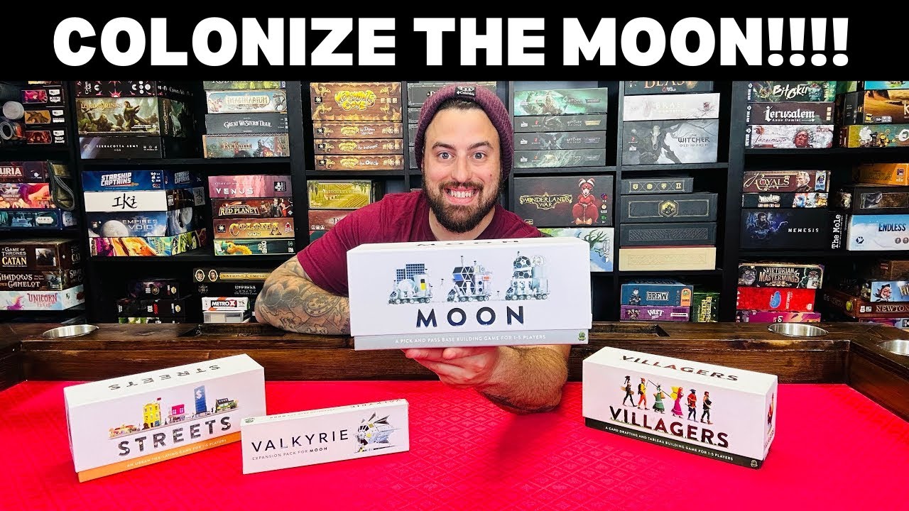 New Kickstarter Arrival - Moon Complete Trilogy - Unboxing - Sinister Fish Games