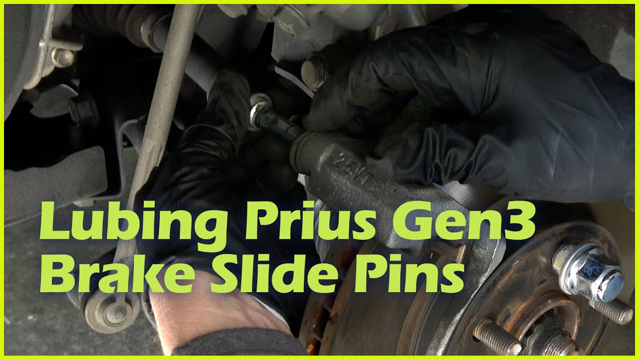 How to lube Prius Brake Slide Pins Gen3 (Step by Step)
