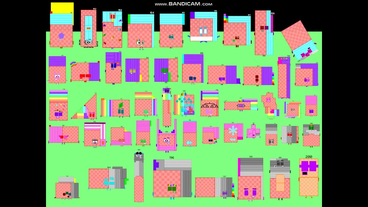 Numberblocks Band - Numberblocks Band Retro 151-200 (FANMADE) Part 01