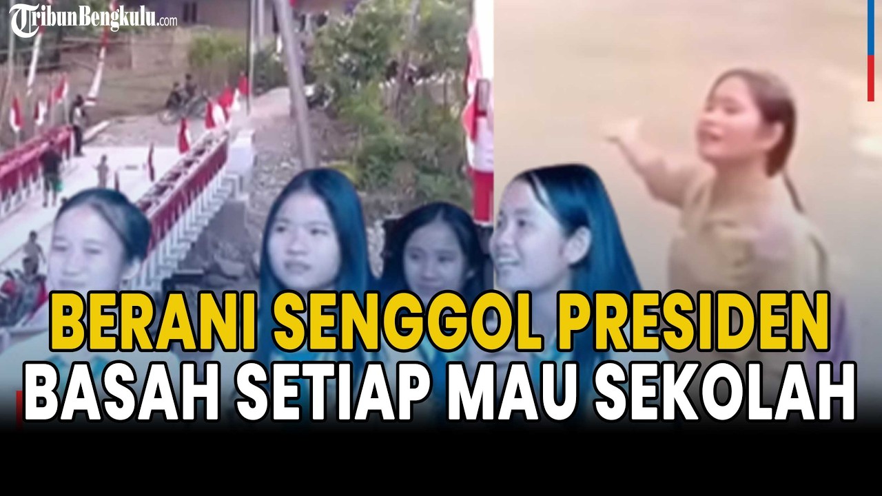 Berani Senggol Presiden di TikTok, Siswi SMA dari Nias Akhirnya Punya Jembatan ke Sekolah