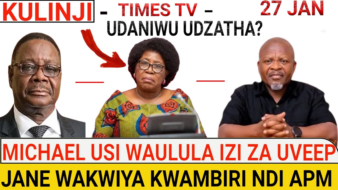 ZOMWE MICHAEL USI WAWULULA ZOKHUDZA MU OFFICE YA VEEP MZOWOOPSA ZEDI, KODI MWAVA IZI?